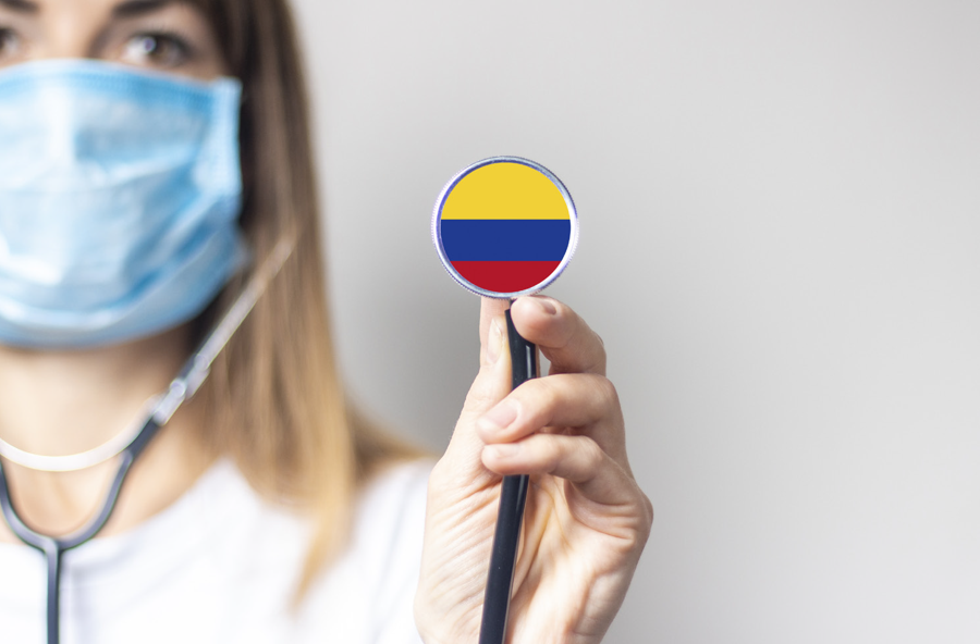 estetoscopio bandera colombia